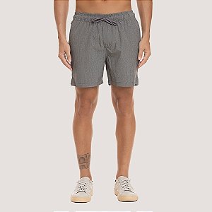 SHORT DESERT POLIESTER COM ELASTANO FITNESS CINZA MASCULINO ADULTO
