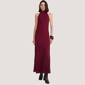 VESTIDO COLCCI FRENTE ÚNICA BORDÔ FEMININO ADULTO