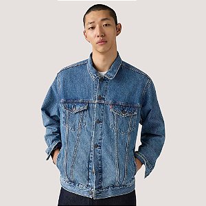 JAQUETA LEVIS JEANS MÉDIO SEM CAPUZ MASCULINO ADULTO