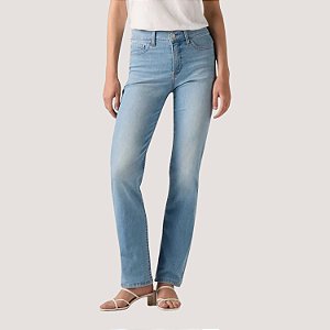 CALÇA LEVIS 314 JEANS CLARO COM ELASTANO FEMININO ADULTO