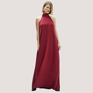 VESTIDO SLY FRENTE ÚNICA VINHO FEMININO ADULTO