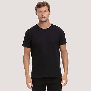 CAMISETA DESERT MANGA CURTA COMFORT MISTO PRETO MASCULINO ADULTO