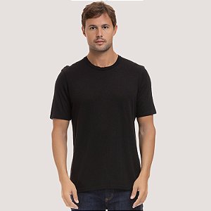 CAMISETA DESERT MANGA CURTA COMFORT TRICÔ PRETO MASCULINO ADULTO