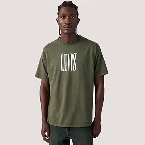 CAMISETA LEVIS MANGA CURTA COMFORT ALGODÃO PRETO MASCULINO ADULTO