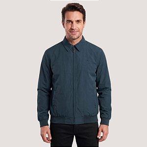 JAQUETA ALEATORY POLIESTER BOMBER AZUL MARINHO MASCULINO ADULTO
