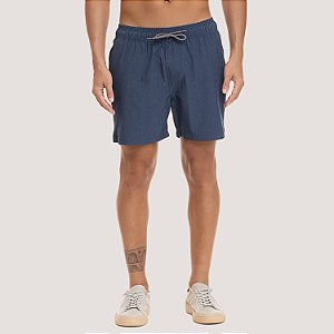 SHORT DESERT POLIESTER E  ELASTANO FITNESS AZUL MARINHO MASCULINO ADULTO