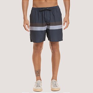 SHORT DESERT POLIESTER E ELASTANO FITNESS AZUL MARINHO MASCULINO ADULTO