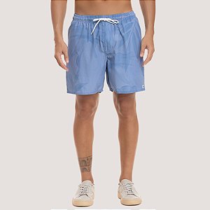 SHORT DESERT POLIESTER E ELASTANO FITINESS AZUL OCEANO MASCULINO ADULTO