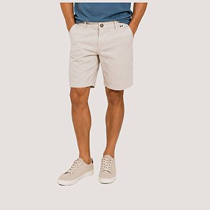 BERMUDA RESERVA BRIM BEGE ESPORTE FINO MASCULINO ADULTO
