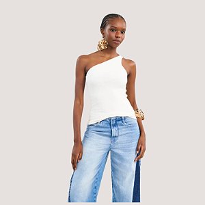 BLUSA COLCCI NULA MANGA CANELADA OFFWHITE FEMININO ADULTO