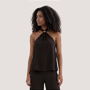 BLUSA LEZ A LEZ REGATA PRETO MISTO FEMININO ADULTO