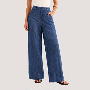CALÇA LEZ A LEZ JEANS MÉDIO LIOCEL PANTALONA FEMININO ADULTO