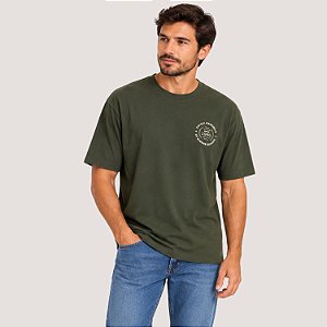 CAMISETA COLCCI MANGA CURTA COMFORT VERDE MASCULINO ADULTO