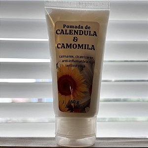 Pomada Artesanal de Calêndula e Camomila
