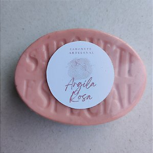 Sabonete Artesanal de Argila Rosa