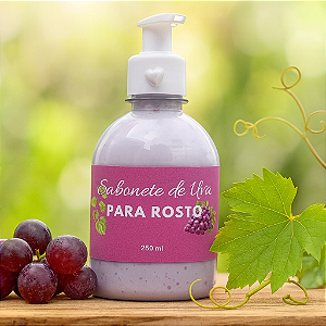 Sabonete de uva para rosto