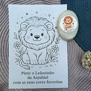 Sabonete Infantil de Camomila - Bichinhos da Anjubiel Com desenho para colorir