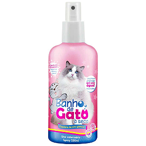 Banho de Gato a Seco CatMyPet Spray Cheirinho de Puro Glamour 250mL
