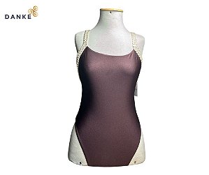 Body Macramê Square Ébano and Off White