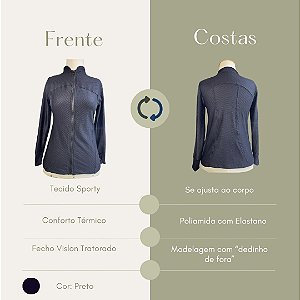 Casaco Sporty Preto