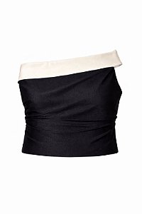 Cropped Copa Black and Off