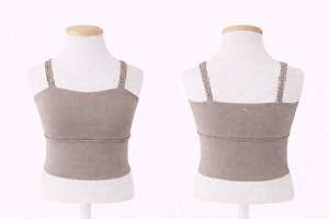 Cropped Ton Ton Inf. Castanho
