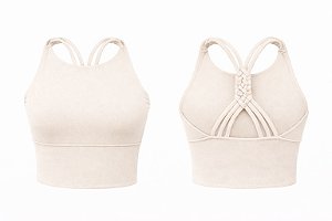 Cropped Torre Eiffel Off White