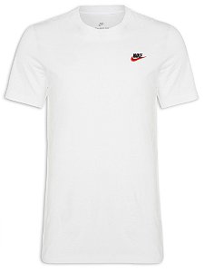 Camiseta Nike nsw Clube Tee Branca