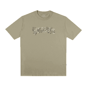 Camiseta Plano C Climbing Roses Bege