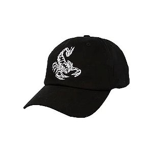 Boné HIGH 6 Panel Scorpion Black