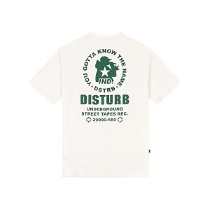 Camiseta Disturb Street Tapes Off White