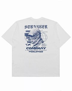 Camiseta Stranger Oversized Off White