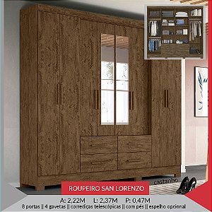 ROUPEIRO SAN LORENZO C/ ESPELHO