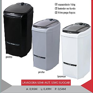 LAVADORA SUGGAR LAVAMAX ECO 15KG