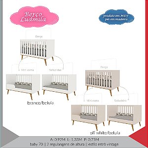 BERCO LUDMILA MINI CAMA