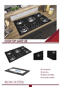 COOKTOP 5BC - DAKO SUPREME