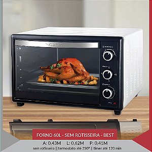FORNO BEST 60L SEM ROTISSEIRA