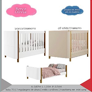 BERCO OLIVIA MINI CAMA — imagem 2