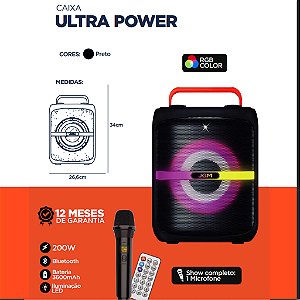CAIXA SOM - ULTRA POWER