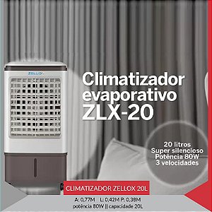 CLIMATIZADOR ZELLOX ZLX-20 20LTS — imagem 2