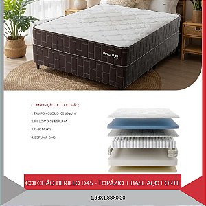 COLCHAO BERILLO NEW D-45 - 30cm - 1,38 — imagem 2