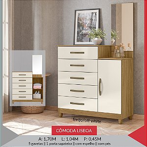 COMODA LISBOA C ESPELHO