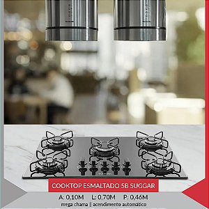 COOKTOP ESMALTADO 5B SUGGAR