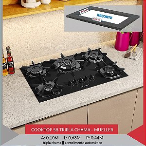 COOKTOP MUELLER 5BC - TRIPLA
