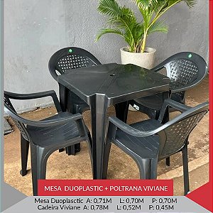 POLTRONA VIVIANE PRETA