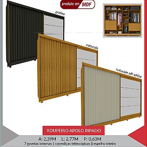 ROUPEIRO APOLO 2P - RIPADO