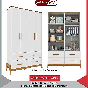 ROUPEIRO GUTI RETRO 4 PTS LISA