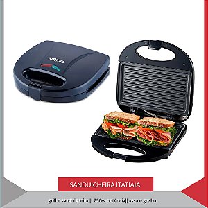 SANDUICHEIRA GRILL ITATIAIA ESSENCIAL — imagem 2