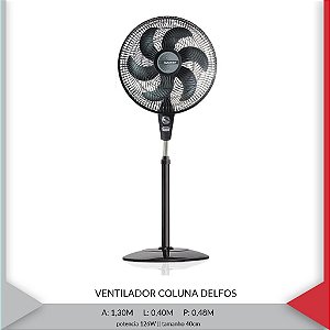 VENTILADOR COLUNA EOLO 40CM — imagem 2