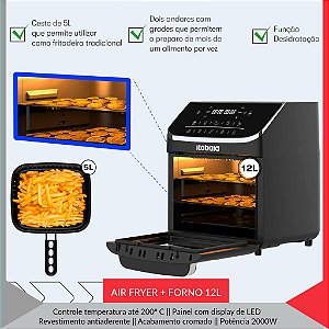 FRITADEIRA AIR OVEN ITATIAIA 12L